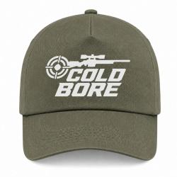 Casquette Tir Sportif - Cold Bore - Carabine - Kaki / Blanc