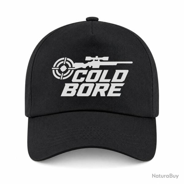 Casquette Tir Sportif - Cold Bore - Carabine - Noir