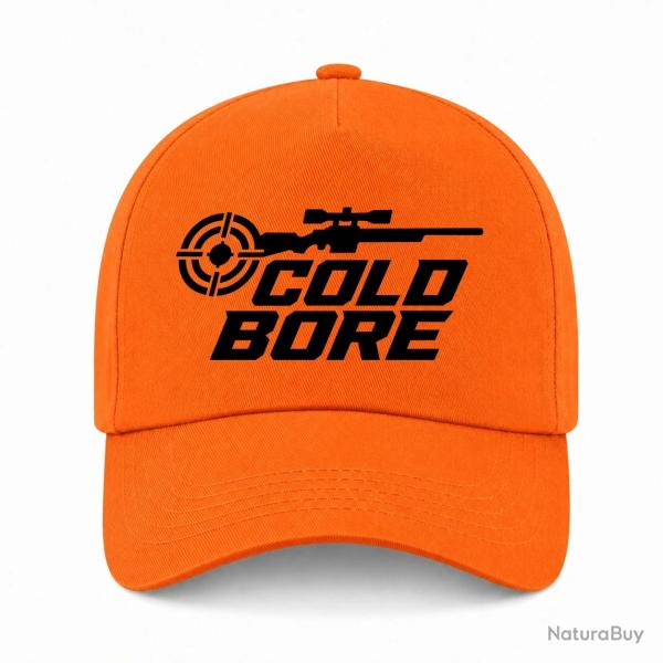 Casquette Tir Sportif - Cold Bore - Carabine - Orange