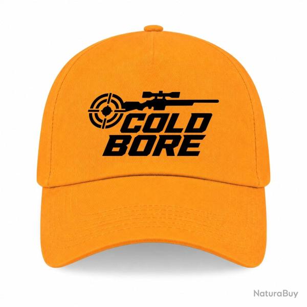 Casquette Tir Sportif - Cold Bore - Carabine - Jaune