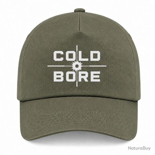 Casquette Tir Sportif - Cold Bore - Impact - Kaki / Blanc