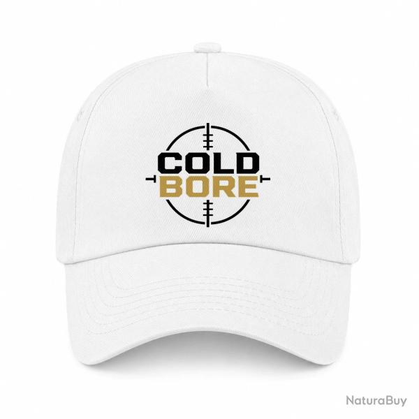 Casquette Tir Sportif - Cold Bore - R�ticule - Blanc / Orange