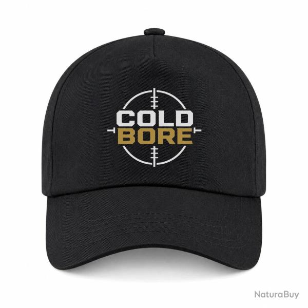 Casquette Tir Sportif - Cold Bore - R�ticule - Noir / Orange