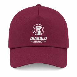 Casquette Tir Sportif - Diabolo Addict - Bordeaux
