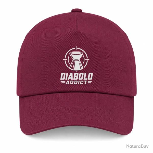 Casquette Tir Sportif - Diabolo Addict - Bordeaux