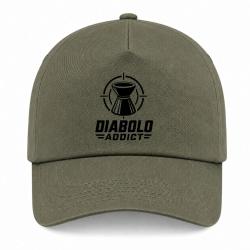 Casquette Tir Sportif - Diabolo Addict - Kaki / Noir