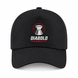 Casquette Tir Sportif - Diabolo Addict - Noir / Orange