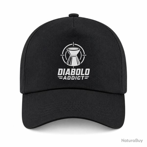 Casquette Tir Sportif - Diabolo Addict - Noir