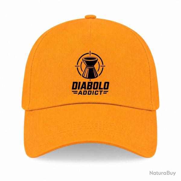 Casquette Tir Sportif - Diabolo Addict - Jaune