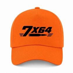 Casquette Tir Sportif - Calibre 7&times;64 - Orange