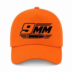 Casquette Tir Sportif - Calibre 9 mm - Orange