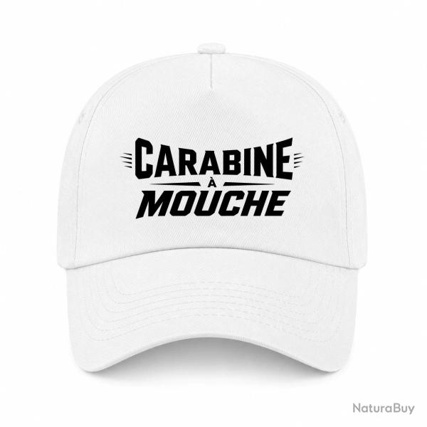 Casquette Tir Sportif - Carabine � mouche - Blanc