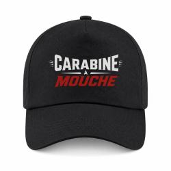 Casquette Tir Sportif - Carabine &agrave; mouche - Noir / Orange