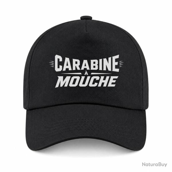 Casquette Tir Sportif - Carabine � mouche - Noir