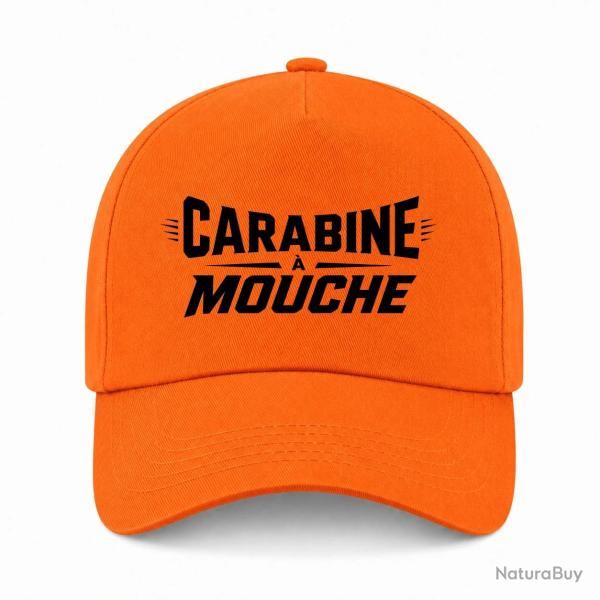 Casquette Tir Sportif - Carabine � mouche - Orange