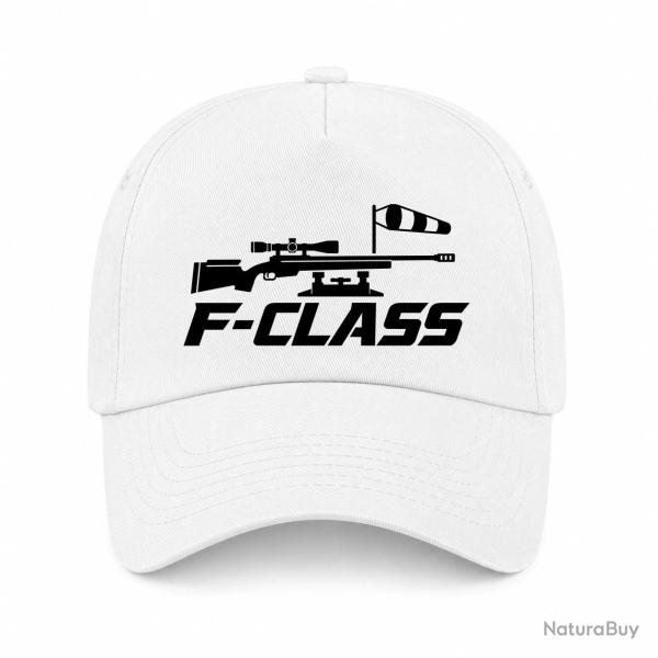 Casquette Tir Sportif - F-Class - Carabine et manche � air - Blanc