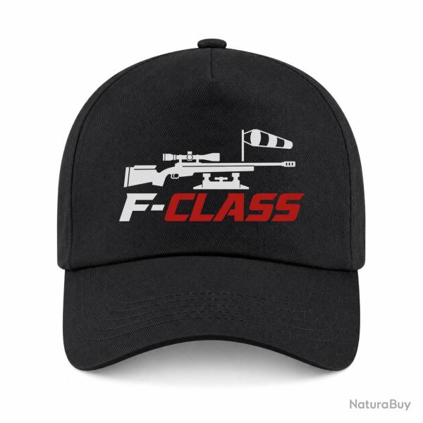 Casquette Tir Sportif - F-Class - Carabine et manche � air - Noir / Orange