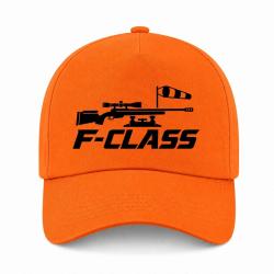 Casquette Tir Sportif - F-Class - Carabine et manche &agrave; air - Orange