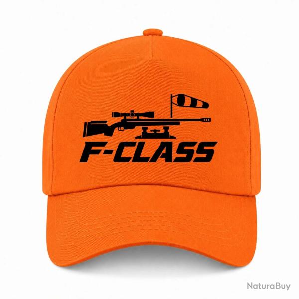 Casquette Tir Sportif - F-Class - Carabine et manche � air - Orange