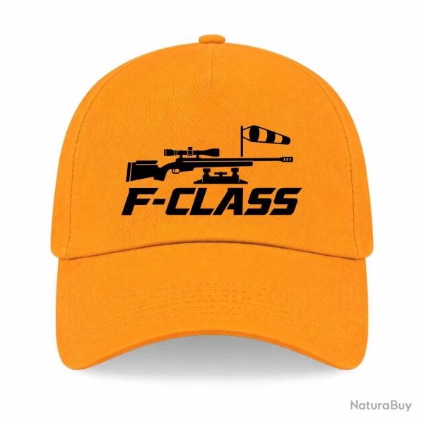 Casquette Tir Sportif - F-Class - Carabine et manche � air - Jaune