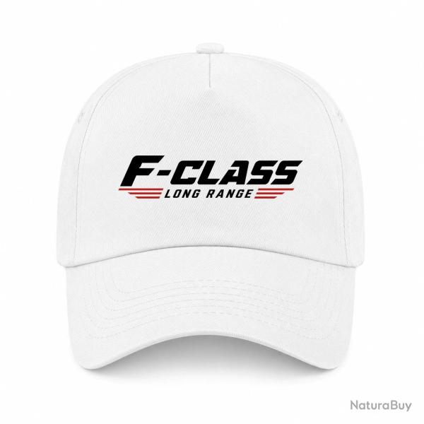 Casquette Tir Sportif - F-Class Long Range - Tireur couch� - Blanc / Orange