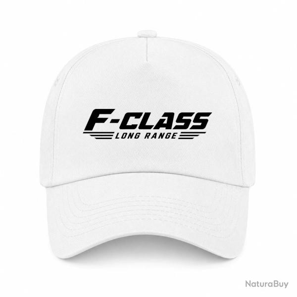 Casquette Tir Sportif - F-Class Long Range - Tireur couch� - Blanc