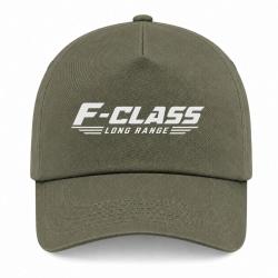 Casquette Tir Sportif - F-Class Long Range - Tireur couch&eacute; - Kaki / Blanc