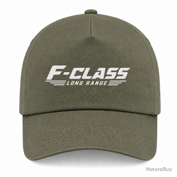 Casquette Tir Sportif - F-Class Long Range - Tireur couch� - Kaki / Blanc