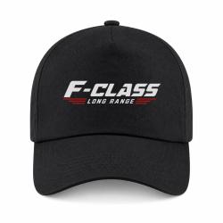 Casquette Tir Sportif - F-Class Long Range - Tireur couch&eacute; - Noir / Orange