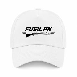 Casquette Tir Sportif - Fusil PN - Blanc