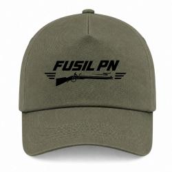Casquette Tir Sportif - Fusil PN - Kaki / Noir