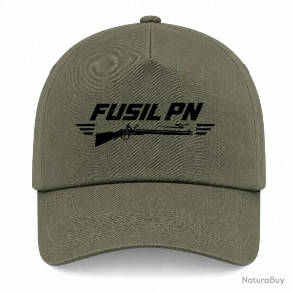 Casquette Tir Sportif - Fusil PN - Kaki / Noir