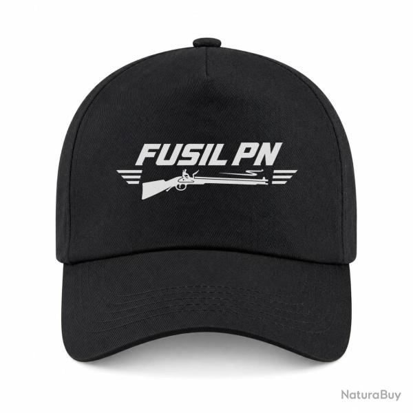 Casquette Tir Sportif - Fusil PN - Noir
