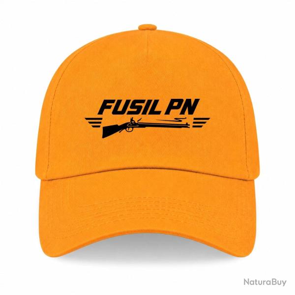 Casquette Tir Sportif - Fusil PN - Jaune