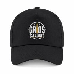 Casquette Tir Sportif - Gros calibre - Cartouche - Noir / Orange