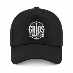 Casquette Tir Sportif - Gros calibre - Cartouche - Noir