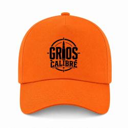 Casquette Tir Sportif - Gros calibre - Cartouche - Orange
