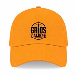 Casquette Tir Sportif - Gros calibre - Cartouche - Jaune