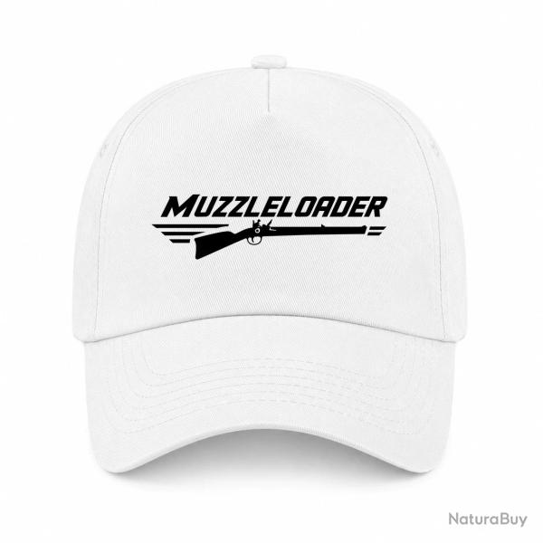 Casquette Tir Sportif - Muzzleloader - Blanc