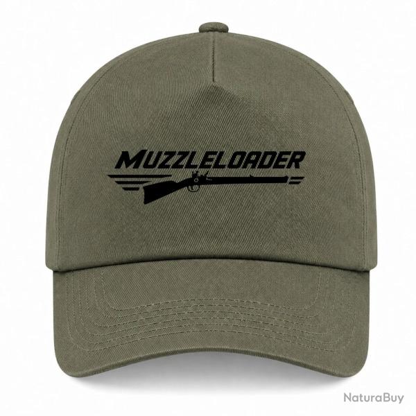 Casquette Tir Sportif - Muzzleloader - Kaki / Noir