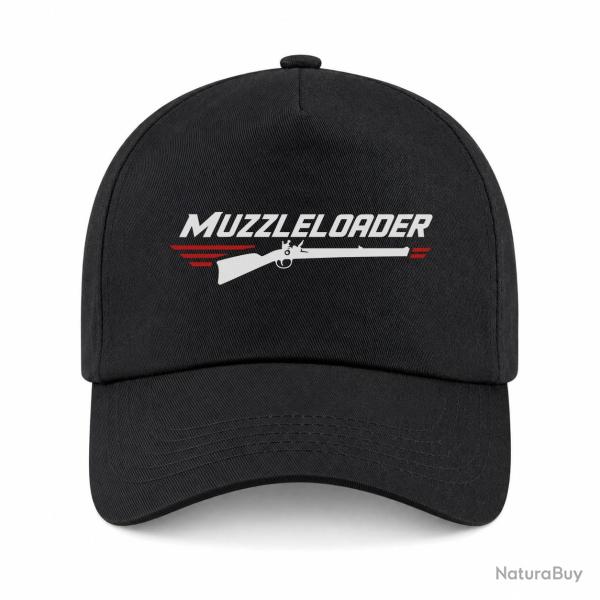 Casquette Tir Sportif - Muzzleloader - Noir / Orange