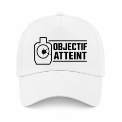 Casquette Tir Sportif - Objectif atteint - Cible - Blanc