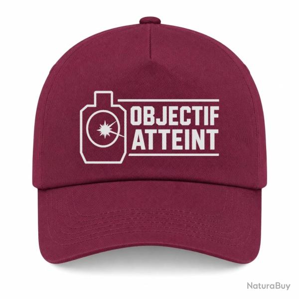 Casquette Tir Sportif - Objectif atteint - Cible - Bordeaux