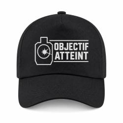 Casquette Tir Sportif - Objectif atteint - Cible - Noir