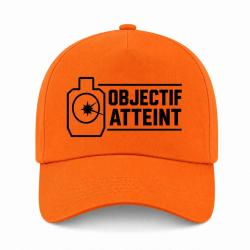 Casquette Tir Sportif - Objectif atteint - Cible - Orange