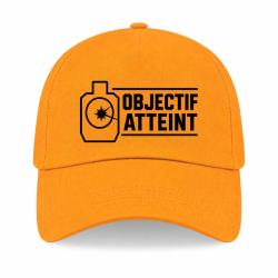 Casquette Tir Sportif - Objectif atteint - Cible - Jaune