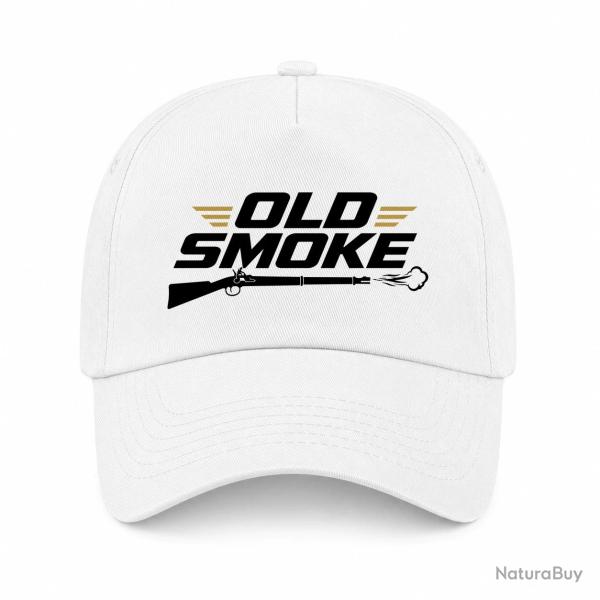 Casquette Tir Sportif - Old smoke - Blanc / Orange