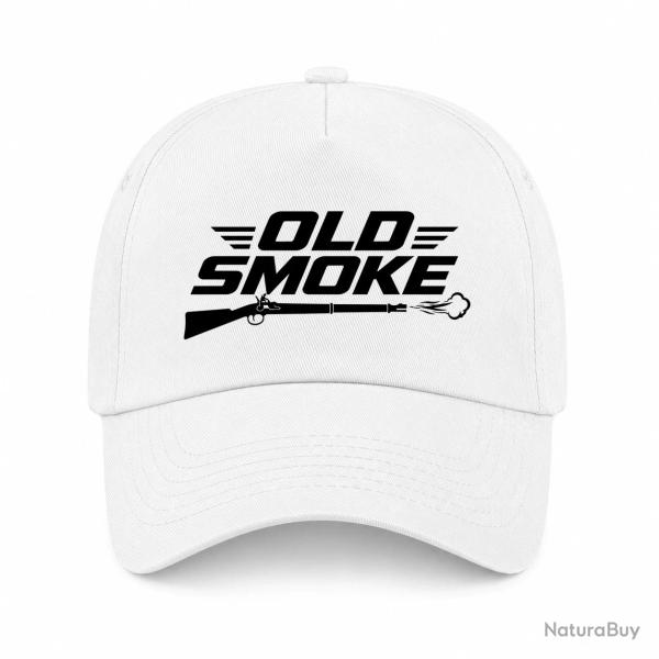 Casquette Tir Sportif - Old smoke - Blanc