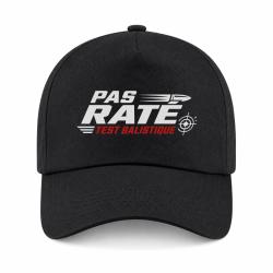 Casquette Tir Sportif - Pas rat&eacute; - Test balistique - Noir / Orange