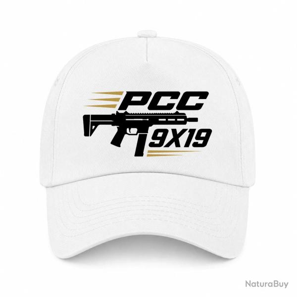 Casquette Tir Sportif - PCC 9�19 - Blanc / Orange